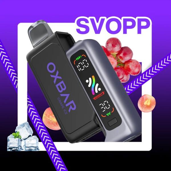 OXBAR SVOPP Grape Ice 25000 puffs.