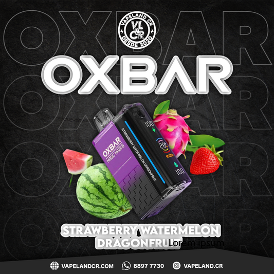 OXBAR Strawberry Watermelon Dragonfruit 30000 puffs.