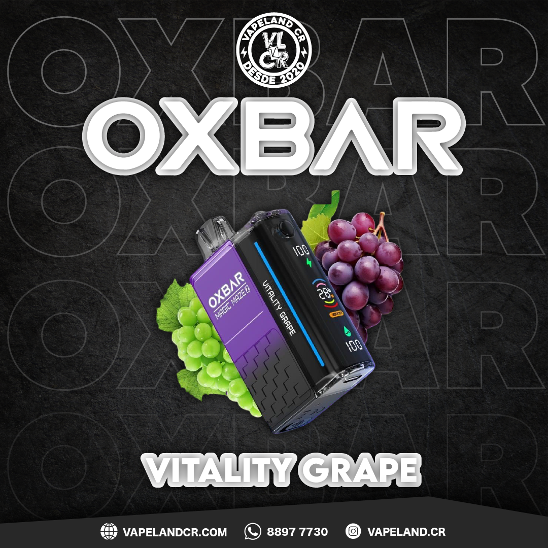OXBAR Vitality Grape 30000 puffs.