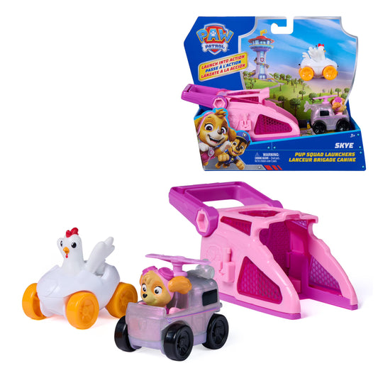 Paw Patrol Lanzamiento de Escuadrón Cachorros Skye.