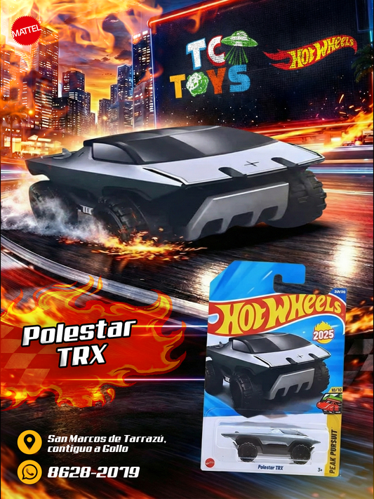 Hot Wheels Polestar TRX Gris.