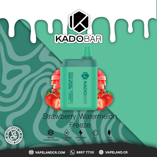 KADOBAR Strawberry Watermelon Freeze 5000 puffs.