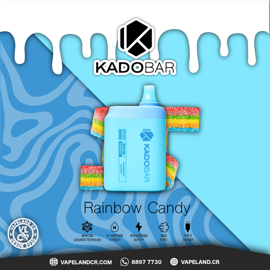 KADOBAR Rainbow Candy 5000 puffs.