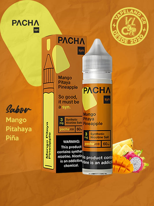 Pachamama Mango Pitaya Pineapple 3mg y 6mg.