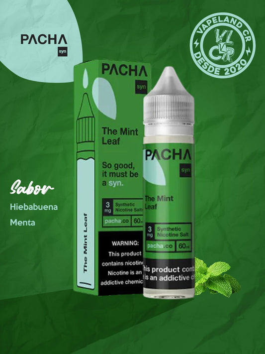 Pachamama The Mint Leaf 0mg, 3mg y 6mg.