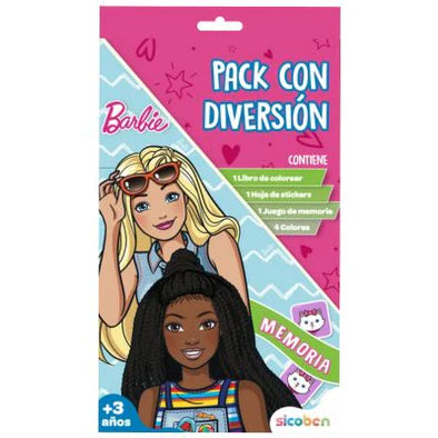 Pack con Diversión Barbie Sicoben.