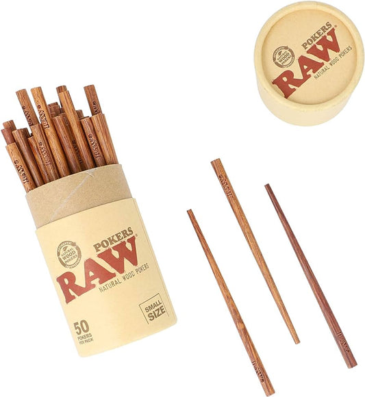 Palos Raw Pokers de Madera.