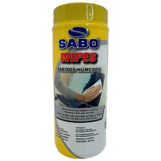 Pañitos Húmedos SABO WIPES.