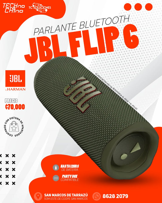 Parlante JBL FLIP6.