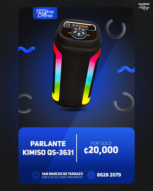 Parlante Kimiso Mobile Multimedia Speaker QS-3631.