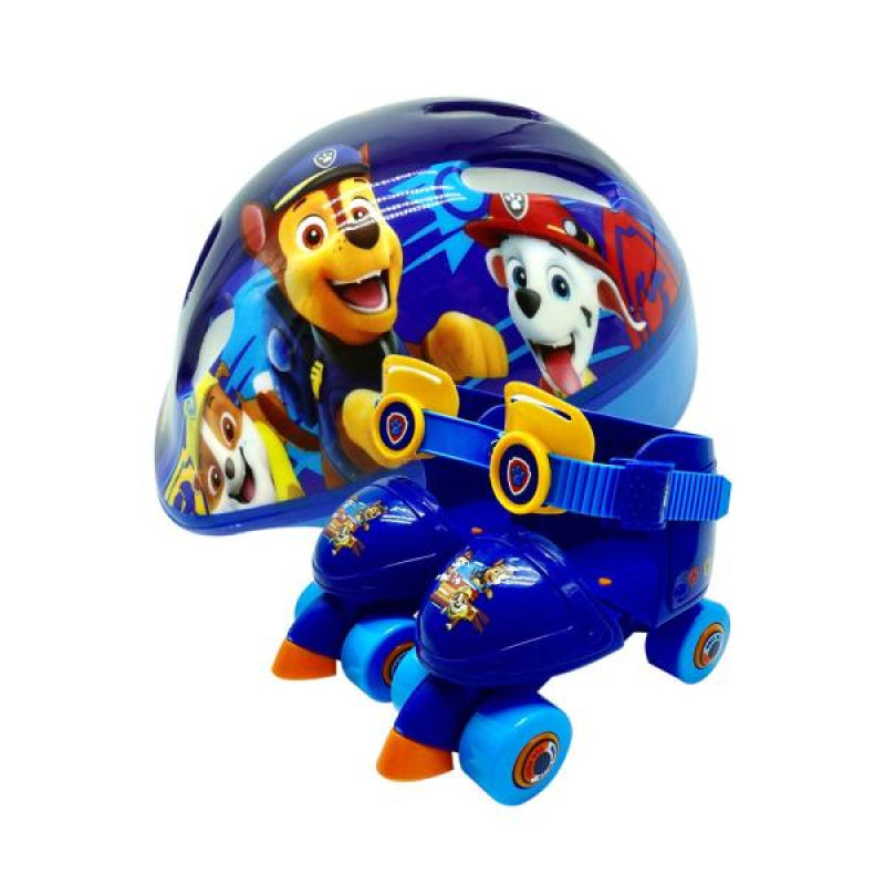 Patines de 4 Ruedas + Casco Paw Patrol Spin Master.