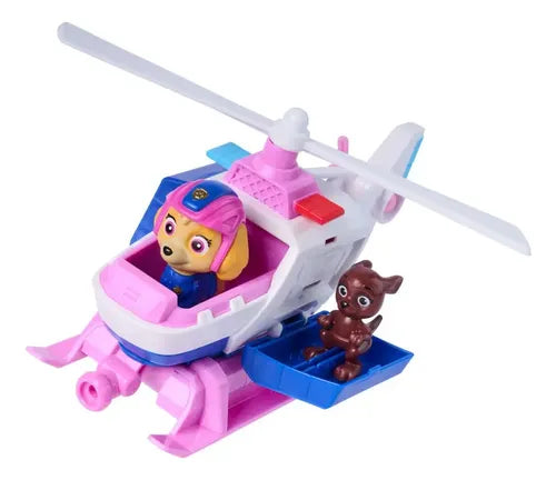 Paw Patrol Helicóptero de Rescate Skye Busqueda y Rescate Spin Master.
