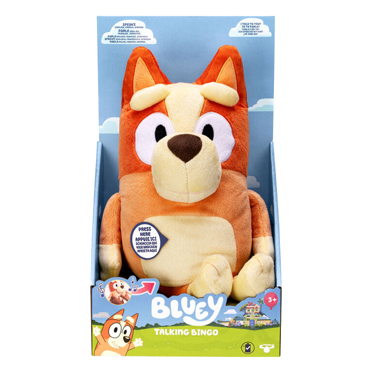 Peluche Bluey Bingo con Sonido.