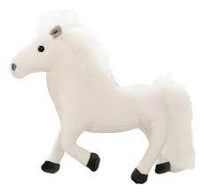 Peluche Caballo Blanco.