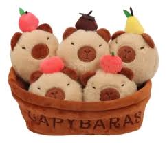 Peluche Canasta de Capibaras.