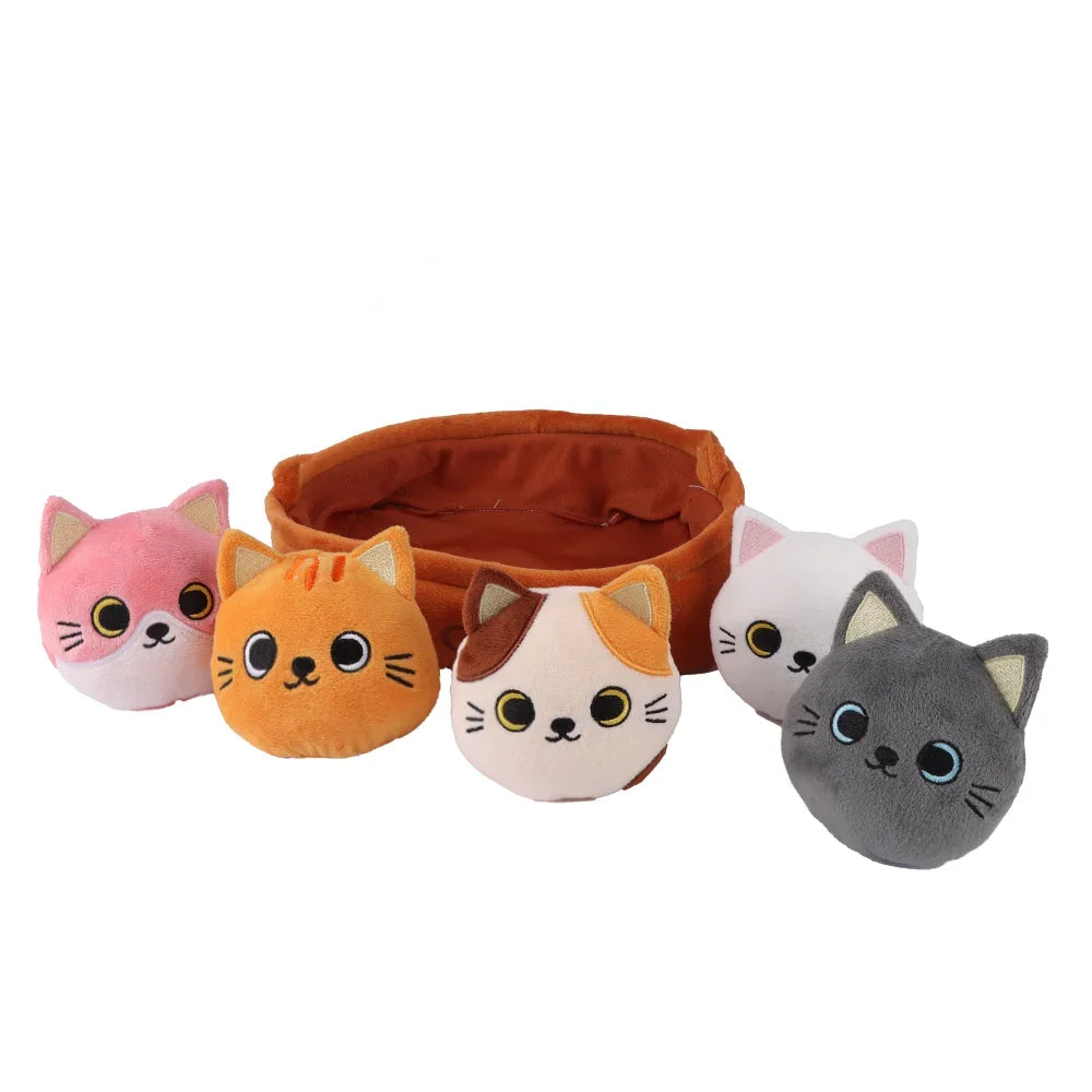 Peluche Canasta de Gatitos.