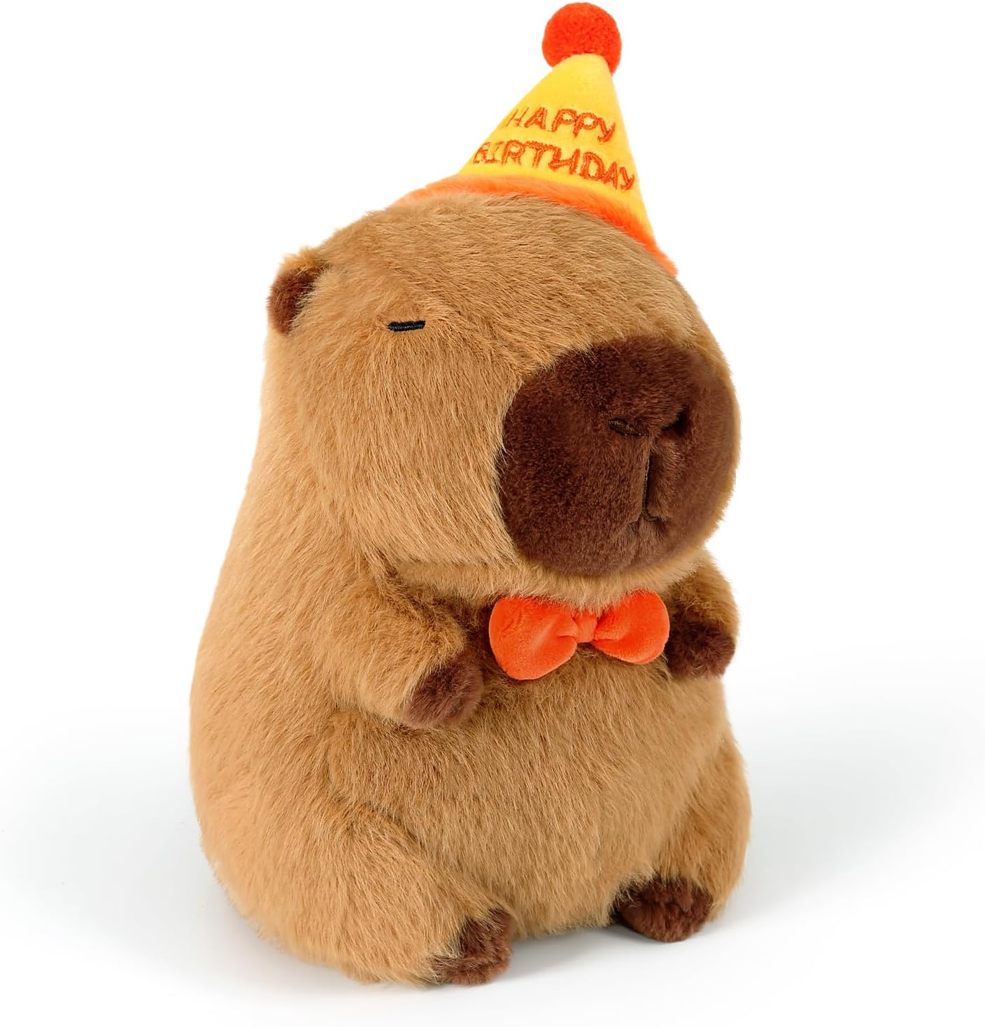 Peluche Capibara Happy Birthday.