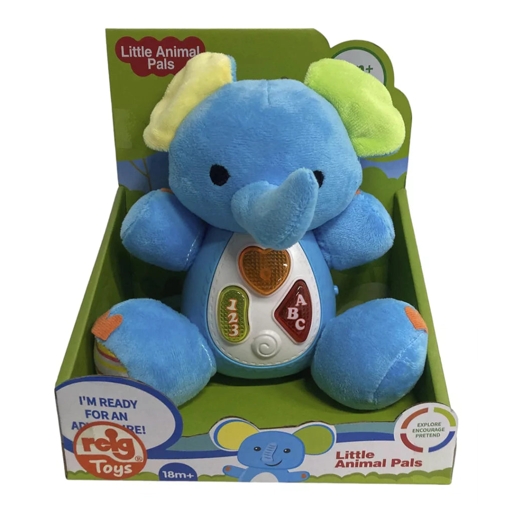 Peluche Elefante con Luz y Sonido Little Animal Pals.