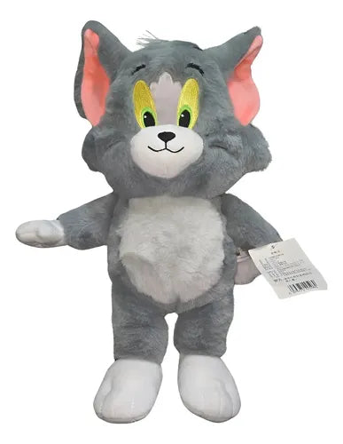 Peluche Gato Tom Gris 40 cm.