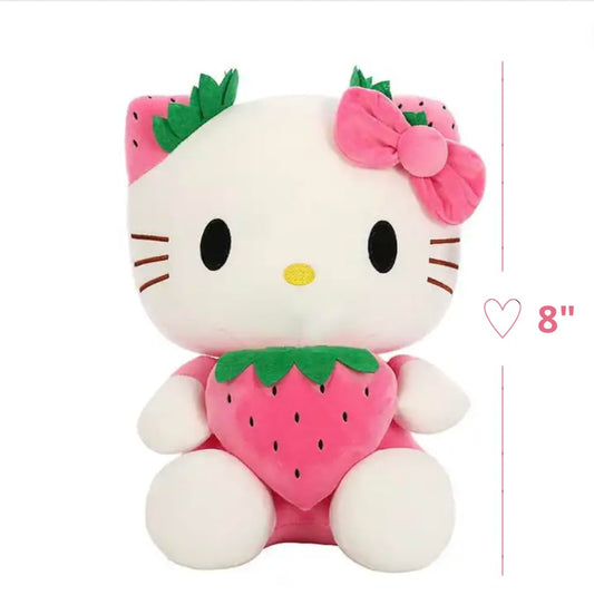 Peluche Hello Kitty con Fresa.