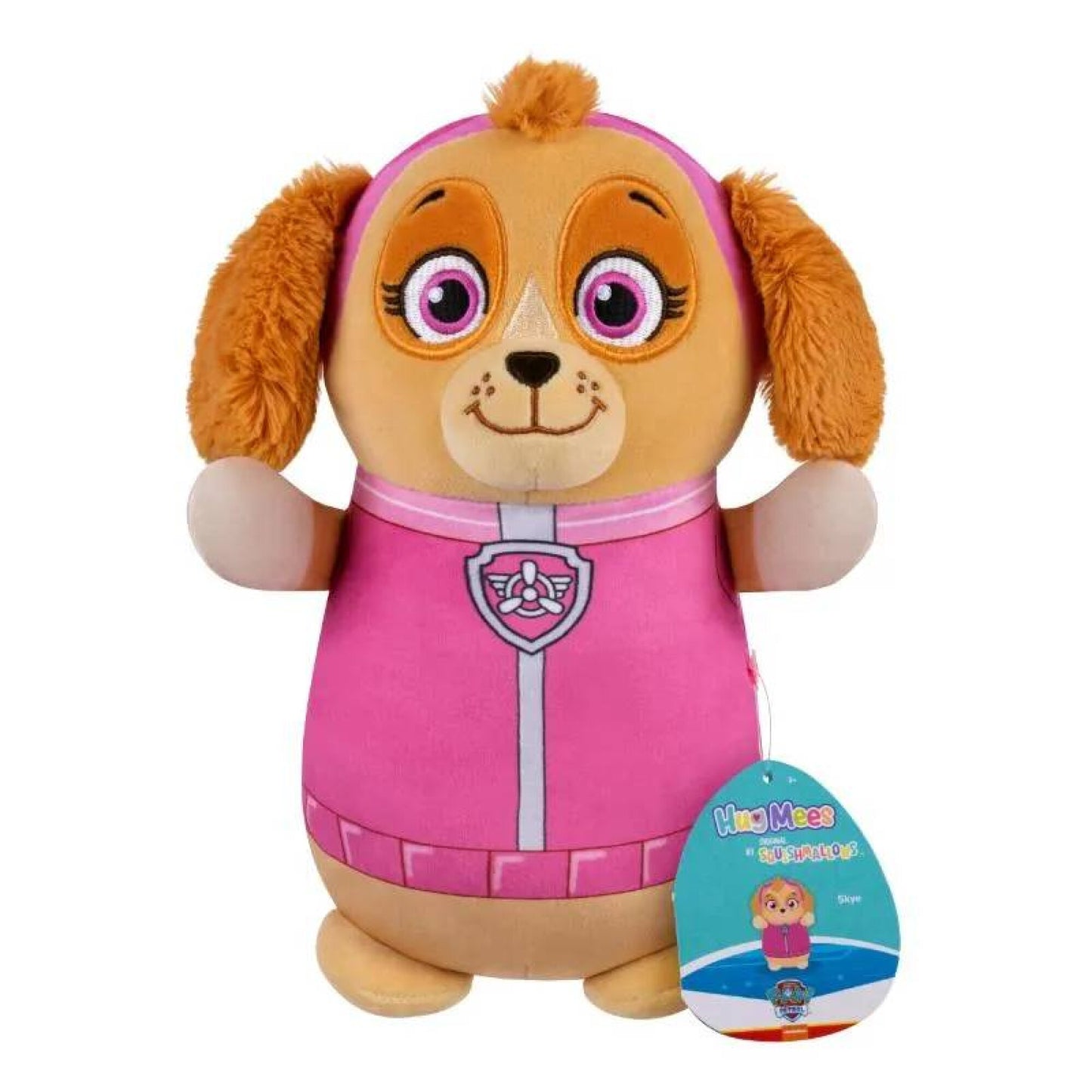 Peluche Hug Mees Squishmallows Paw Patrol Skye.