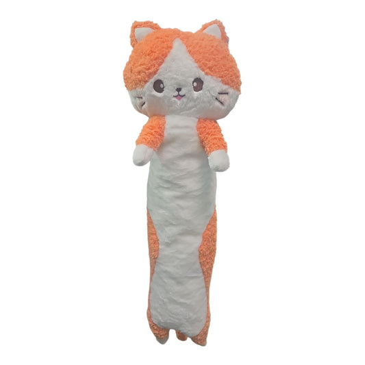 Peluche Largo Gato Naranja.