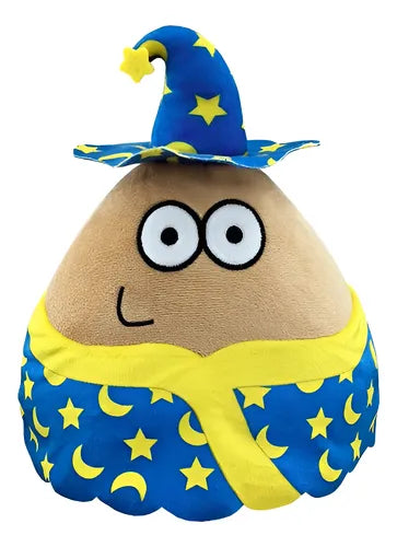 Peluche Pou con Ropa de Mago.