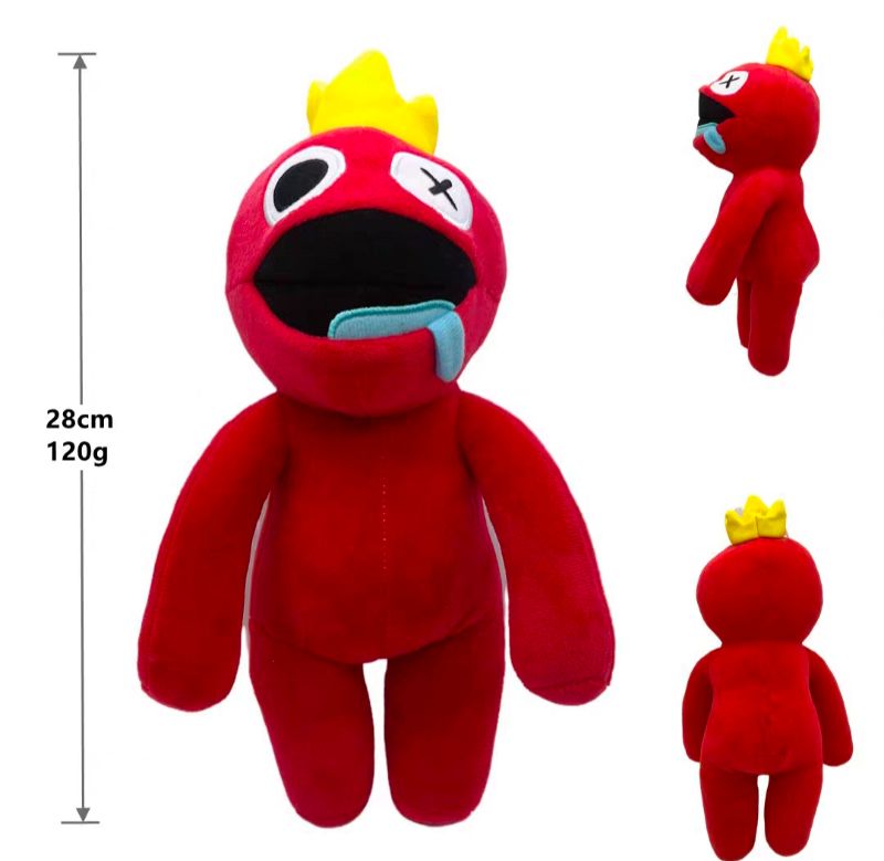 Peluche Rainbow Friends Rojo.