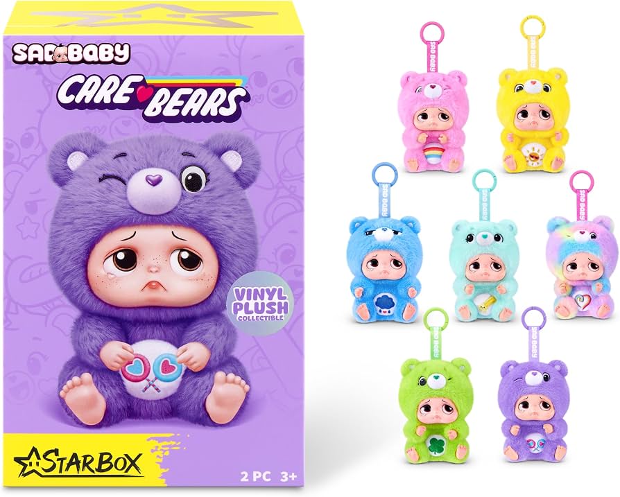 Peluche Sorpresa Sad Baby con Disfraz de Osito Cariñosito Zuru.