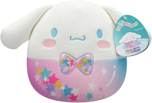 Peluche Squishmallows 10¨ Hello Kitty Cinnamoroll.