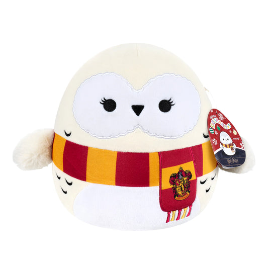 Peluche Squishmallows Harry Potter Navideño Hedwig 8¨.