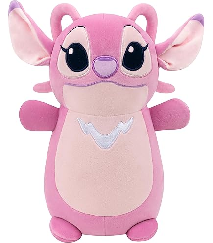 Peluche Squishmallows Hug Mees Angel Stitch.