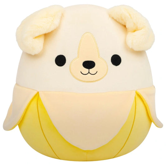 Peluche Squishmallows Perro Banana Nate.