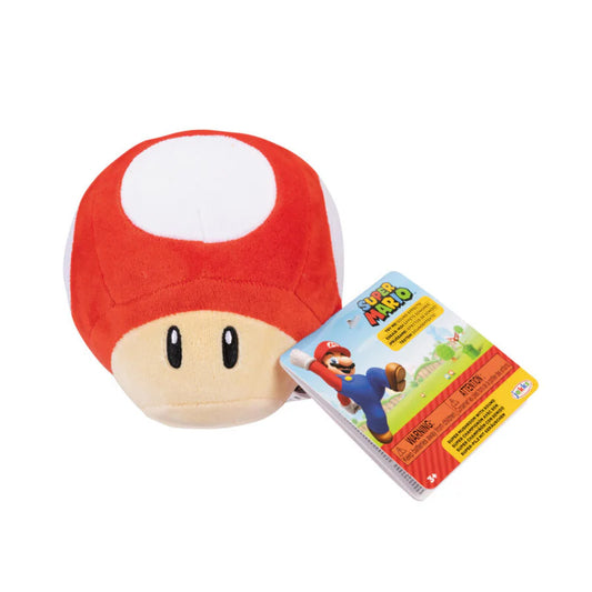 Peluche Super Mario Super Champiñón con Sonido Jakks.