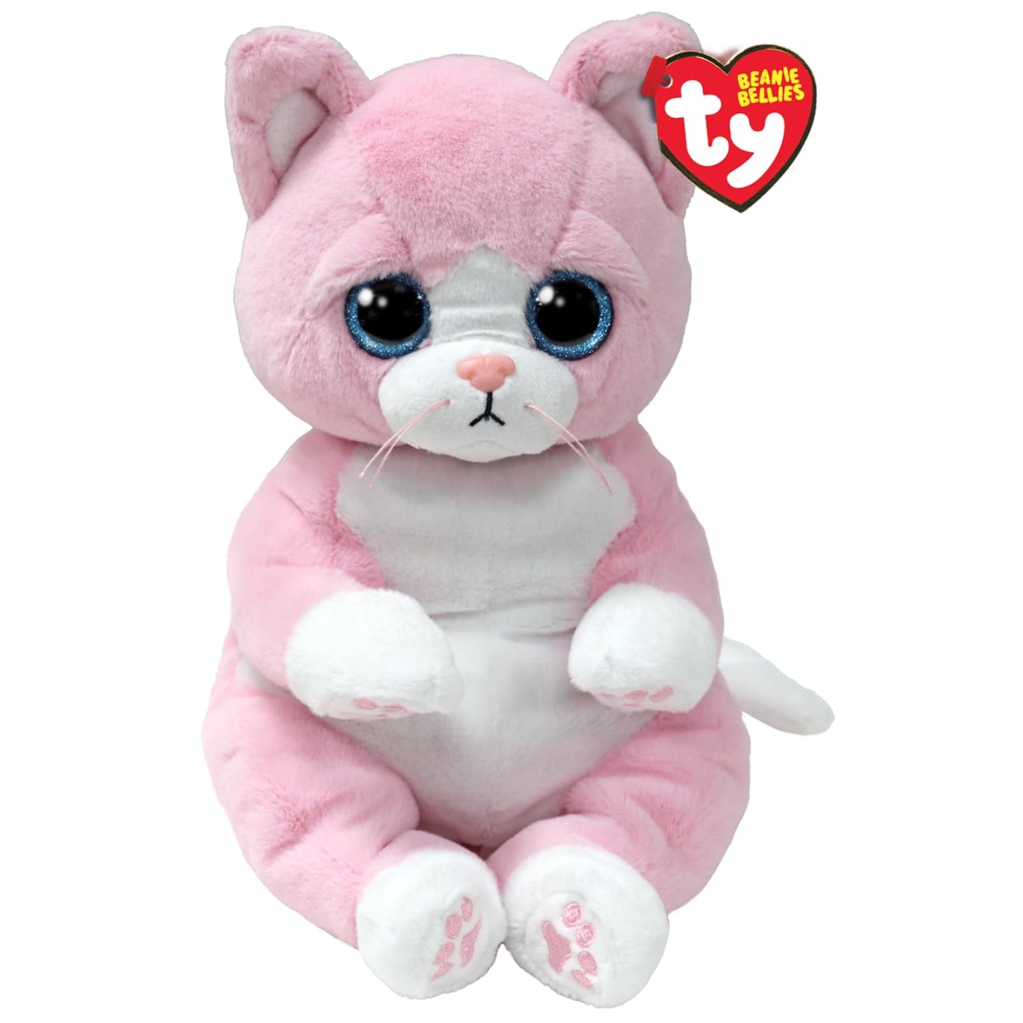 Peluche TY Beanie Bellies Gata Lillibelle Mediano.