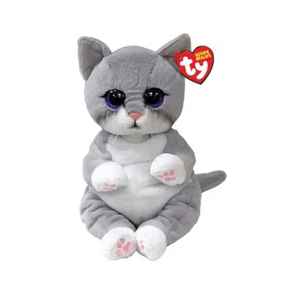 Peluche TY Beanie Bellies Gato Morgan Mediano.