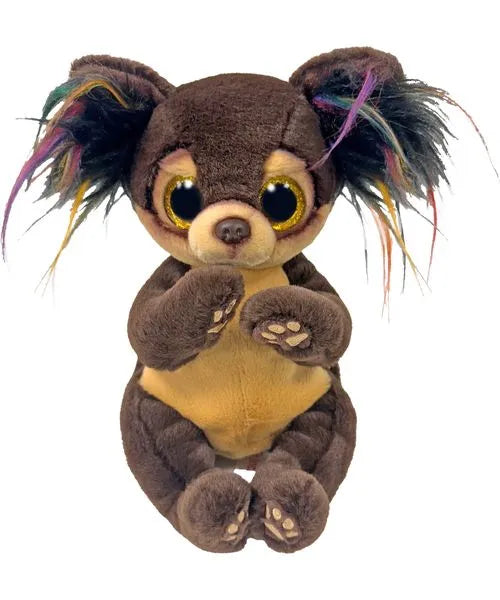 Peluche TY Beanie Bellies Perro Toffee.