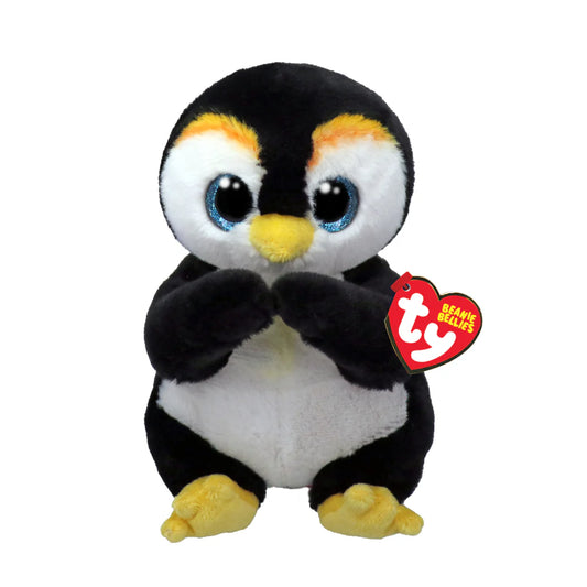 Peluche TY Beanie Bellies Pingüino Neve.