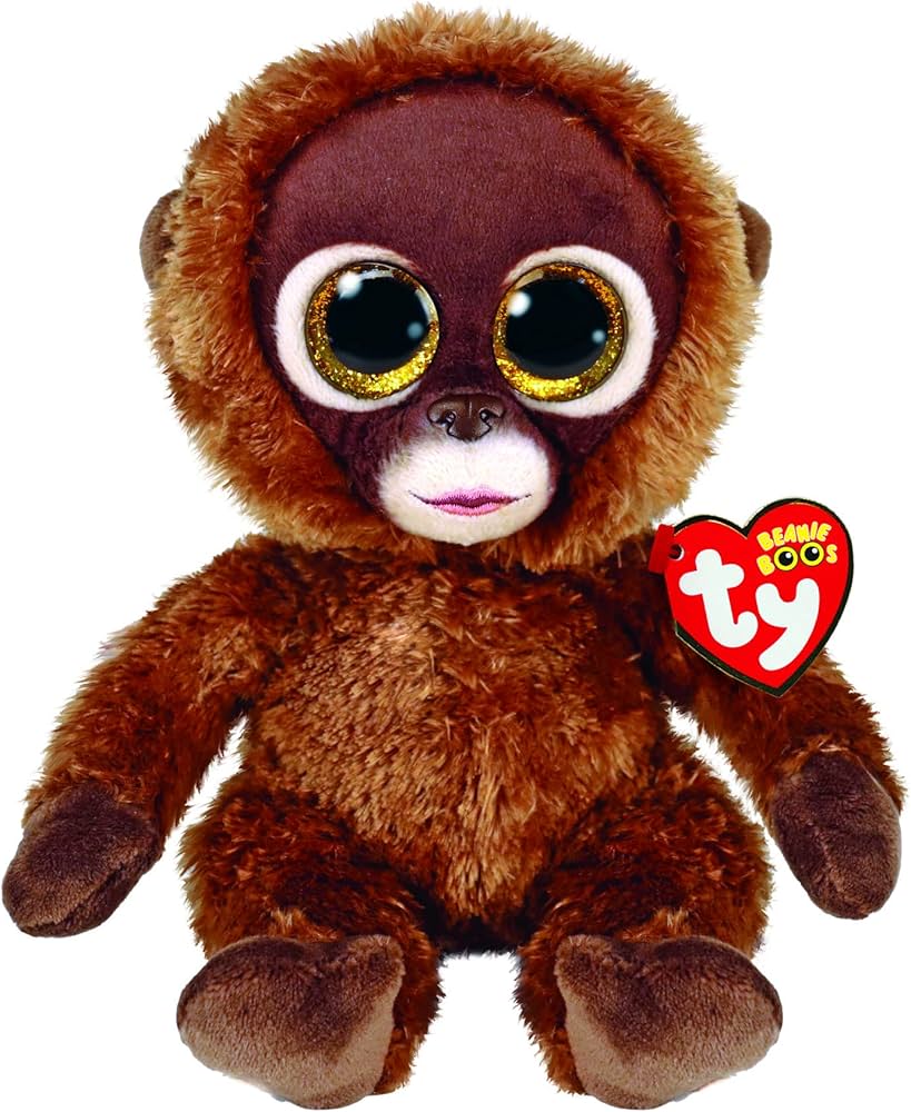 Peluche TY Beanie Boos Orangutan Chessie.