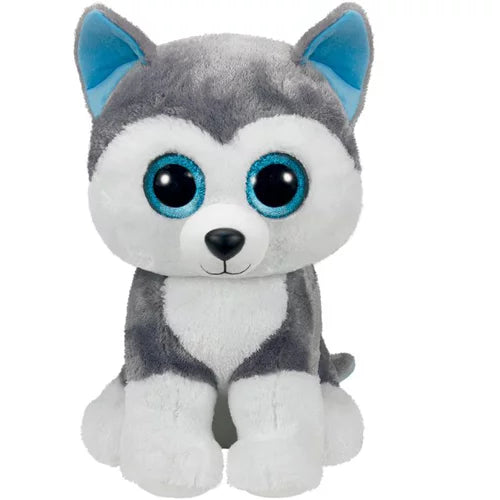 Peluche Ty Beanie Boos Perro Husky Slush Grande.