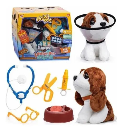 Perro de Peluche Veterinaria Lovely Pet Cute Collection.
