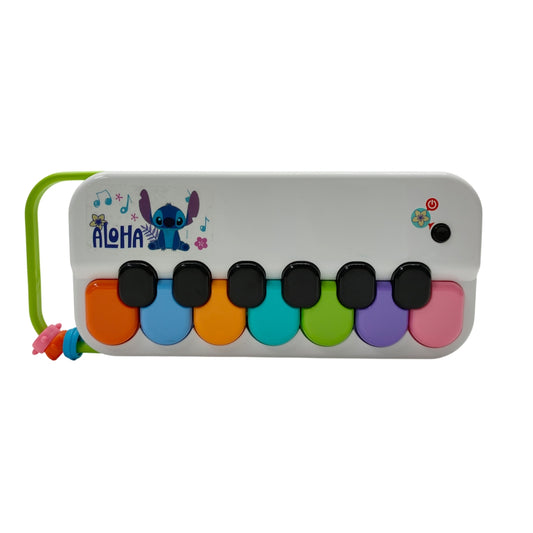 Piano Eléctrico Multifuncional Disney Stitch Carnival Toys.