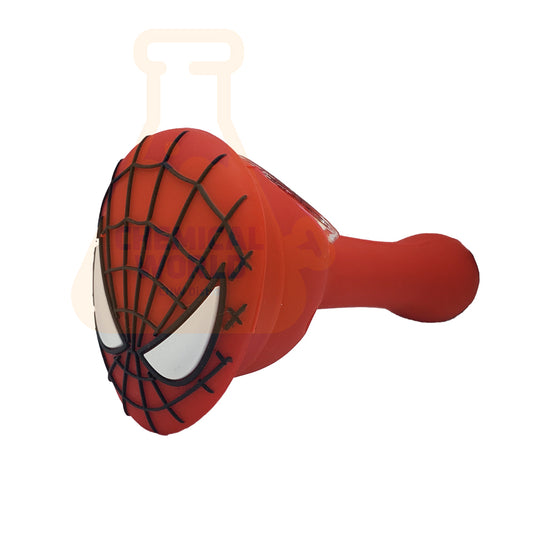 Pipa de silicón Spider Man.