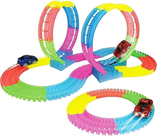 Pista Amazing Tracks 360° que Brilla en la Oscuridad.