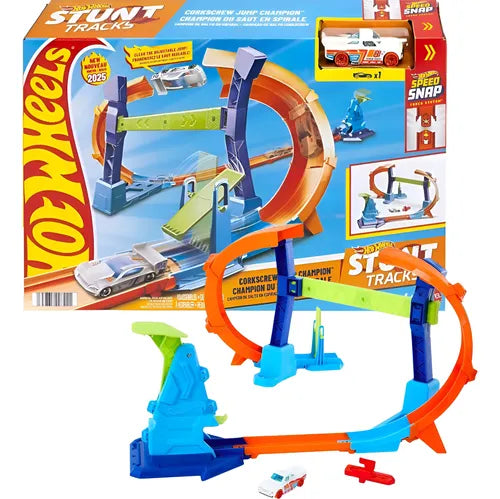 Pista Hot Wheels Campeón de Salto en Espiral.