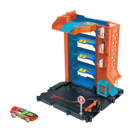 Pista Hot Wheels City Estacionamiento de Vehículos.