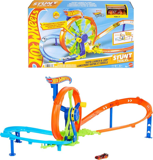 Pista Hot Wheels Desafío Turbina de Acción.