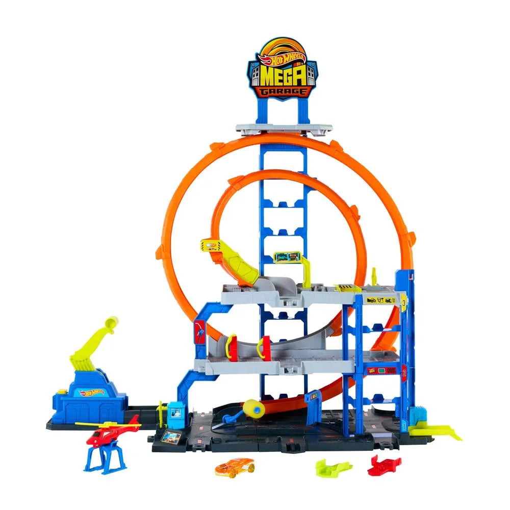 Pista Hot Wheels Mega Garage.