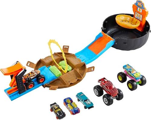 Pista Hot Wheels Monster Trucks Stunt Tire.