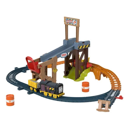 Pista Thomas y sus Amigos Conjunto de Construcción de Elevación y Carga de Diesel.